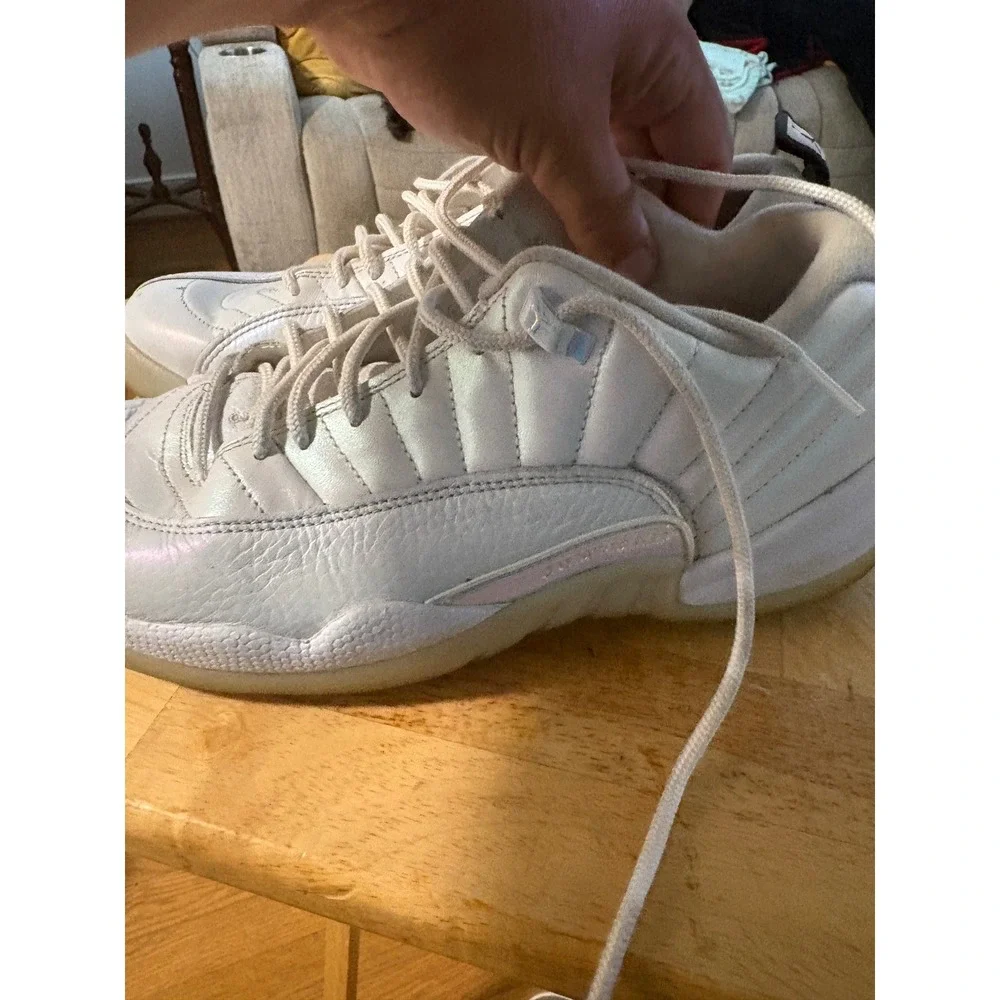 Jordan 12 Retro Low Easter White Metallic Silver DB0733-190 Mens Size 10
